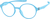 Angle view of Kids' OptiFlex Round Glasses 1210636 in Blue thumbnail