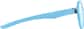 Side view of Kids' OptiFlex® Round Glasses 1210636 in Blue thumbnail