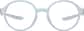 Front view of Kids' OptiFlex® Round Glasses 1210646 in Blue thumbnail