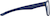 Side view of OptiFlex Rectangle 1210716 in Blue thumbnail