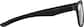 Side view of OptiFlex Rectangle Glasses 1210721 in Black thumbnail