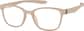 Angle view of OptiFlex® Rectangle Glasses 1210733 in Cream thumbnail