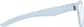 Side view of OptiFlex Rectangle Glasses 1210736 in Blue thumbnail