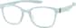 Angle view of OptiFlex® Rectangle Glasses 1210746 in Blue thumbnail