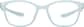 Front view of OptiFlex® Rectangle Glasses 1210746 in Blue thumbnail