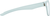 Side view of OptiFlex Rectangle 1210746 in Blue thumbnail