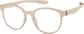 Angle view of OptiFlex® Round Glasses 1210833 in Cream thumbnail
