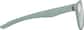 Side view of OptiFlex Round Glasses 1210834 in Green thumbnail