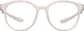 Front view of OptiFlex® Round Glasses 1210859 in Pink thumbnail