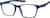 Angle view of OptiFlex Square Glasses 1210916 in Blue thumbnail