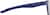Side view of OptiFlex Square Glasses 1210916 in Blue thumbnail