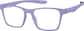 Angle view of OptiFlex® Square Glasses 1210917 in Purple thumbnail