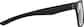 Side view of OptiFlex Square Glasses 1210921 in Black thumbnail