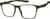 Angle view of OptiFlex Square Glasses 1210924 in Green thumbnail