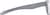 Side view of OptiFlex Rectangle Glasses 1211012 in Gray thumbnail