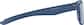 Side view of OptiFlex Rectangle Glasses 1211016 in Blue thumbnail