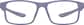 Front view of OptiFlex Rectangle Glasses 1211017 in Purple thumbnail