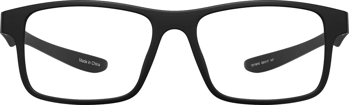 Front view of OptiFlex Rectangle 1211021 in Black