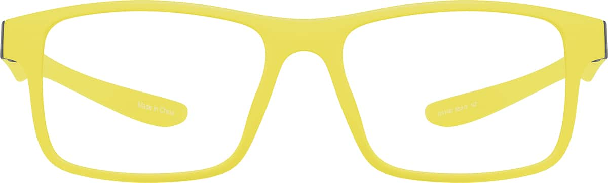 Front view of OptiFlex Rectangle 1211022 in Yellow