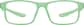 Front view of OptiFlex Rectangle Glasses 1211024 in Green thumbnail