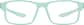 Front view of OptiFlex Rectangle Glasses 1211034 in Green thumbnail