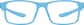 Front view of OptiFlex® Rectangle Glasses 1211036 in Blue thumbnail