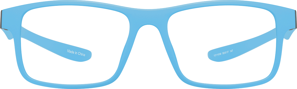 Azul OptiFlex® lentes rectangulares #1211036 | Zenni Optical