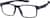 Angle view of OptiFlex Rectangle Glasses 1211037 in Purple thumbnail