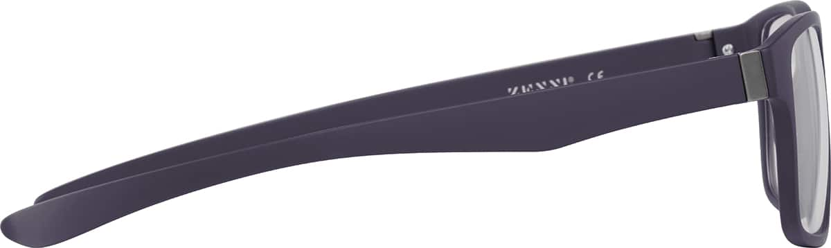 Side view of OptiFlex Rectangle 1211037 in Purple