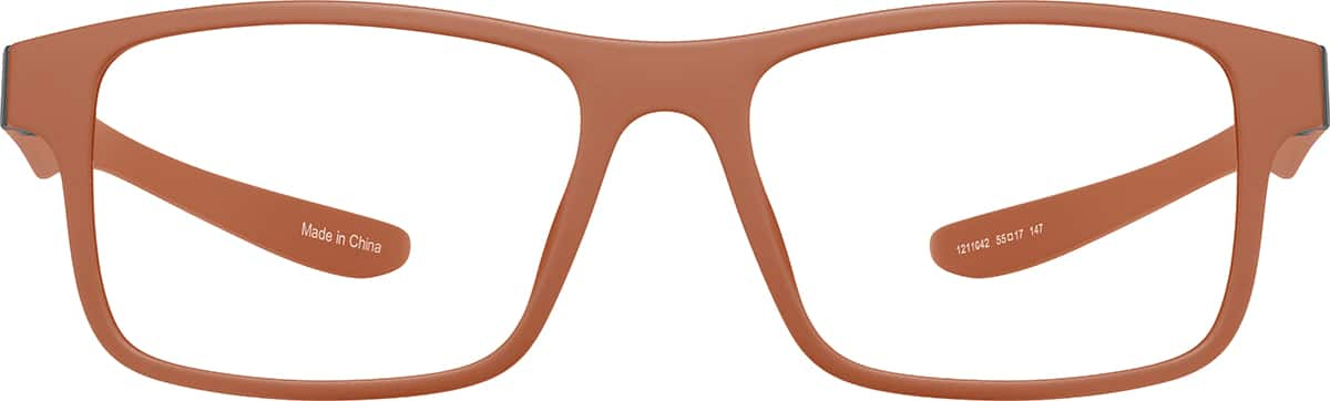 Front view of OptiFlex Rectangle 1211042 in Orange