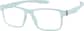 Angle view of OptiFlex® Rectangle Glasses 1211046 in Blue thumbnail