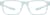 Front view of OptiFlex Rectangle Glasses 1211046 in Blue thumbnail