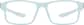 Front view of OptiFlex® Rectangle Glasses 1211046 in Blue thumbnail
