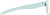 Side view of OptiFlex Rectangle Glasses 1211046 in Blue thumbnail