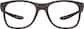 Front view of Kids' OptiFlex Square Glasses 1211115 in Brown thumbnail
