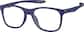 Angle view of Kids' OptiFlex Square Glasses 1211116 in Blue thumbnail
