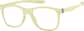 Angle view of Kids' OptiFlex® Square Glasses 1211122 in Yellow thumbnail