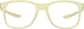 Front view of Kids' OptiFlex® Square Glasses 1211122 in Yellow thumbnail