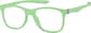 Angle view of Kids' OptiFlex Square Glasses 1211124 in Green thumbnail
