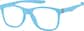 Angle view of Kids' OptiFlex Square Glasses 1211136 in Blue thumbnail