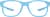 Front view of Kids' OptiFlex Square Glasses 1211136 in Blue thumbnail