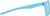 Side view of Kids' OptiFlex Square Glasses 1211136 in Blue thumbnail