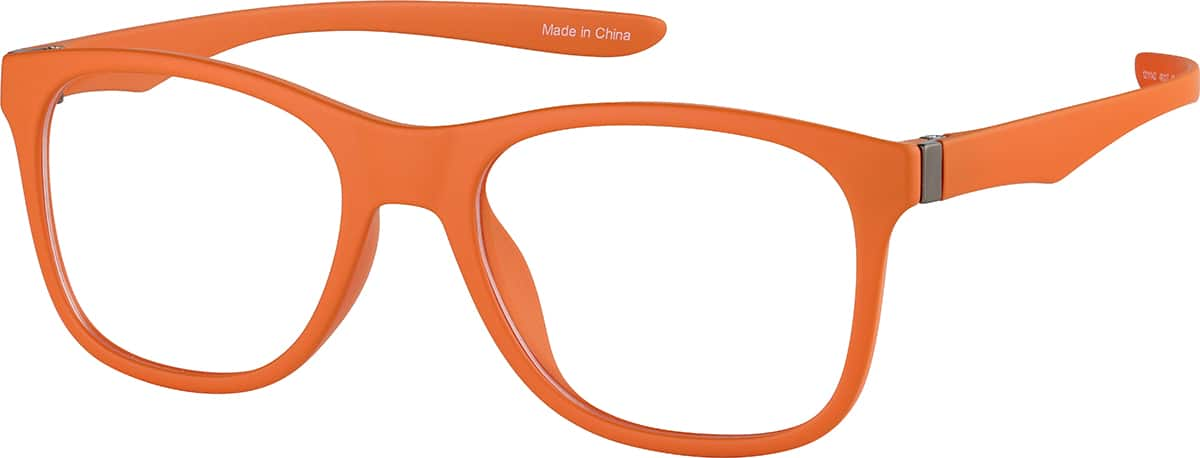 Angle view of Kids' OptiFlex Square 1211142 in Orange