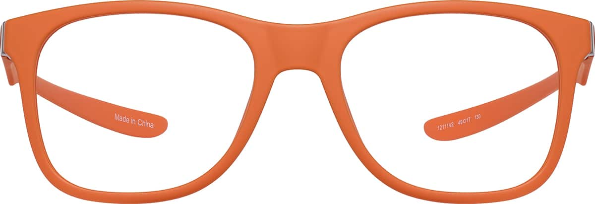 Front view of Kids' OptiFlex Square 1211142 in Orange