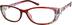 Oval Glasses 121118 in Red