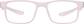 Front view of OptiFlex Rectangle Glasses 1211219 in Pink thumbnail