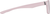 Side view of OptiFlex Rectangle Glasses 1211219 in Pink thumbnail