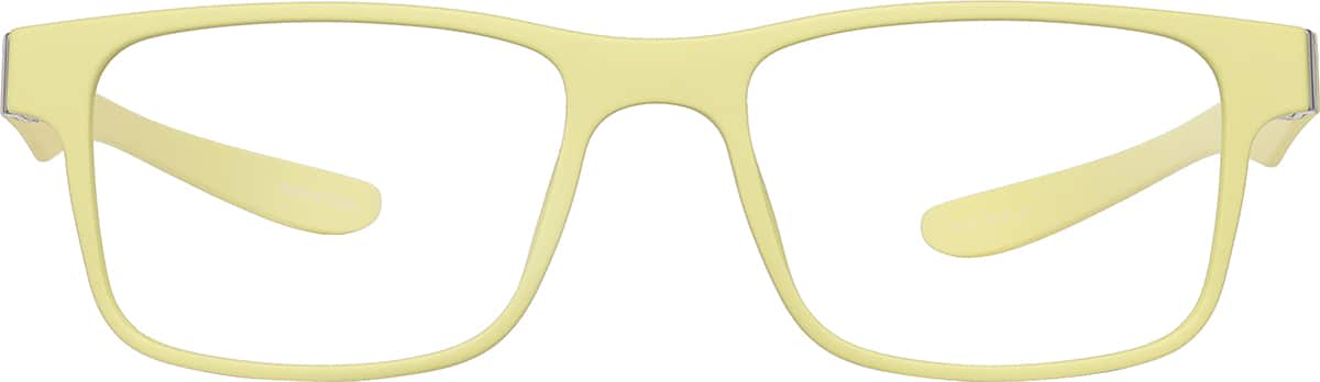 Front view of OptiFlex Rectangle 1211222 in Yellow