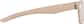 Side view of OptiFlex Rectangle Glasses 1211233 in Cream thumbnail