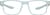 Front view of OptiFlex Rectangle Glasses 1211246 in Blue thumbnail